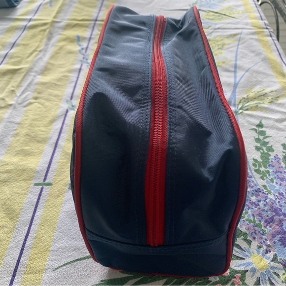 Men’s Vintage Y2K TOMMY HILFIGER DOPP Kit Shaving Toiletries Zip Bag Navy Blue - Picture 4 of 12
